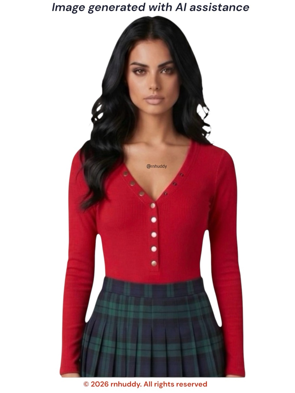 Express XS red long sleeve ribbed button bodysuit